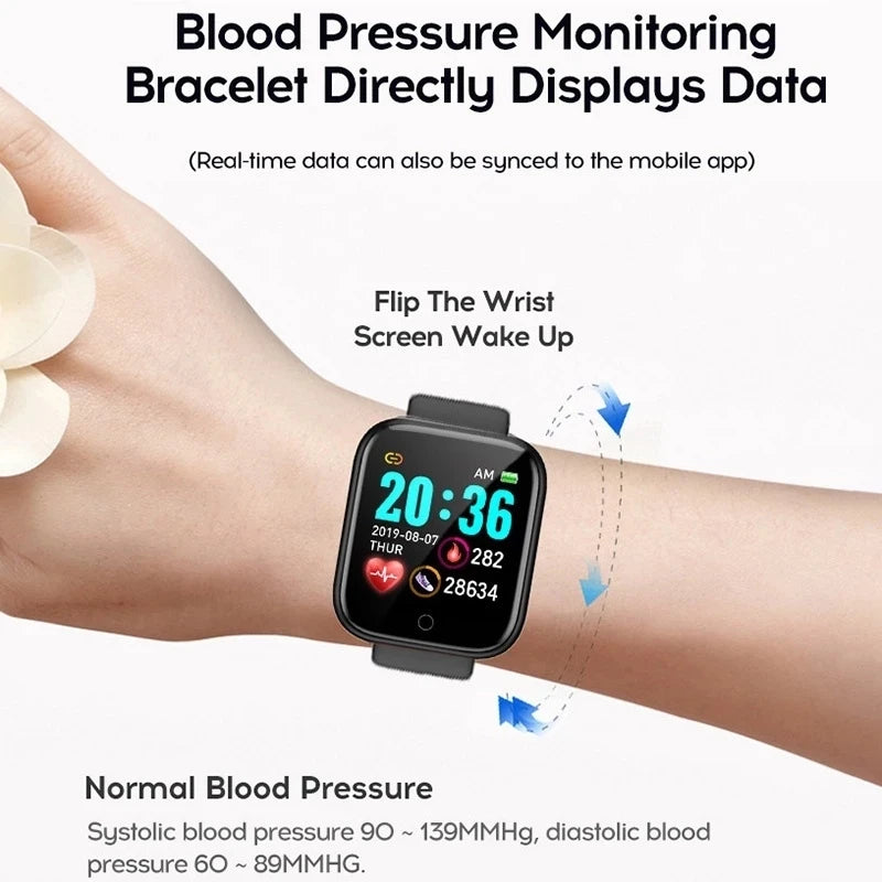 Smart Watch Women Waterproof Wristwatches Men Smartwatch Electronic Clock