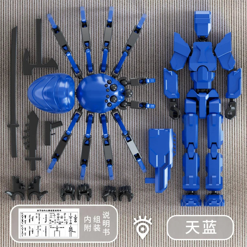 1PCS T13 Joints Figure Articulate Movable Dummy Doll Diy Assembly Toy 3D Printed Action Figure Stop Motion Animation Dummy Gift