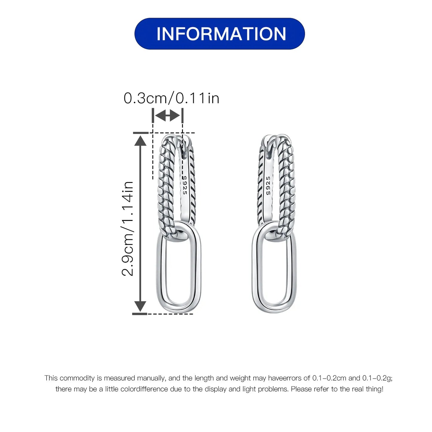 PANPOKI 925 Sterling Silver Multi Layer Starry Tassel Drop Earrings Women Earrings Charm Trend Versatile Party Jewelry Gifts