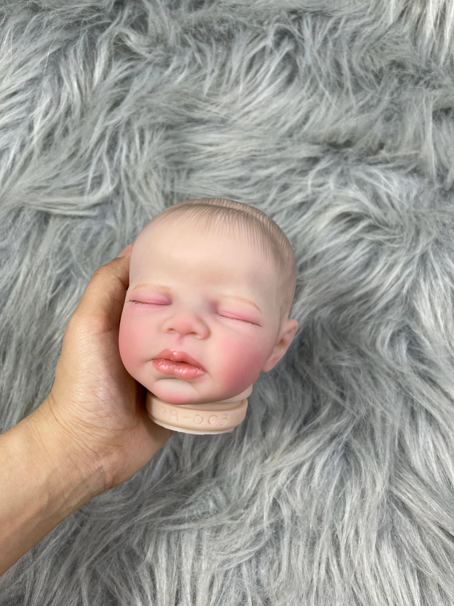 16 Inch Kit Reborn Zendric 3D Painted Skin Doll With Rooted Eyelashes and Cloth Body Unassembled Reborn Baby Doll Parts Molds