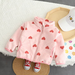 Children Girls Clothes Baby Coat Kids Cute Fashion Thickened Jacket