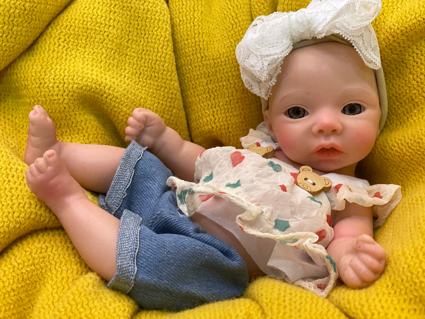 8styles/26cm Open and Close Eyes Cute Soft Full Body Solid Silicone Girl 3D Painted Skin Lifelike Real Corpo De Silicone Doll