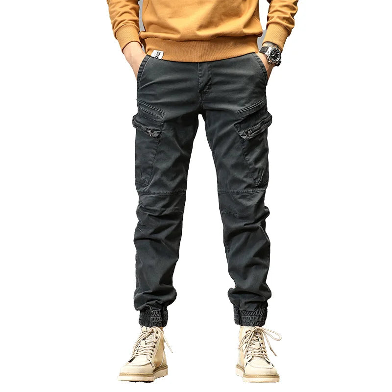 Joggers Cargo Pants Men Casual Hiphop Multi-Pocket Male Trousers