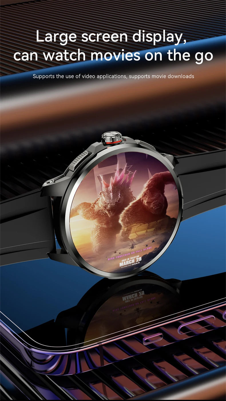 5G/4G Full Netcom 8GB+128GB RAM Smart Watch 1.95 inch 720*720 AMOLED 2100mah Battery 900W Camera GPS WIFI Google APPS Smartwatch