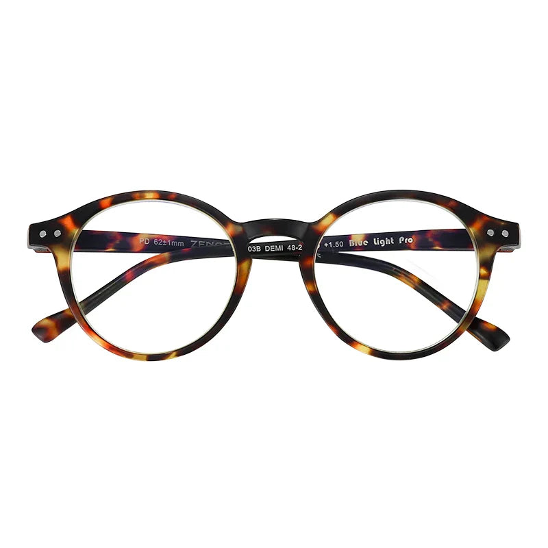 ZENOTTIC Steampunk Style Glasses (Anti Blue Light Blocking Eyewear) + Clip Lenses（Polarized Sunglasses Clips）for Women Men