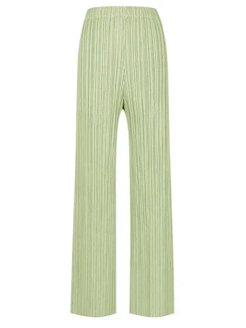Spring Summer Autumn Women Casual Elegant Ladies Miyake Designer Casual