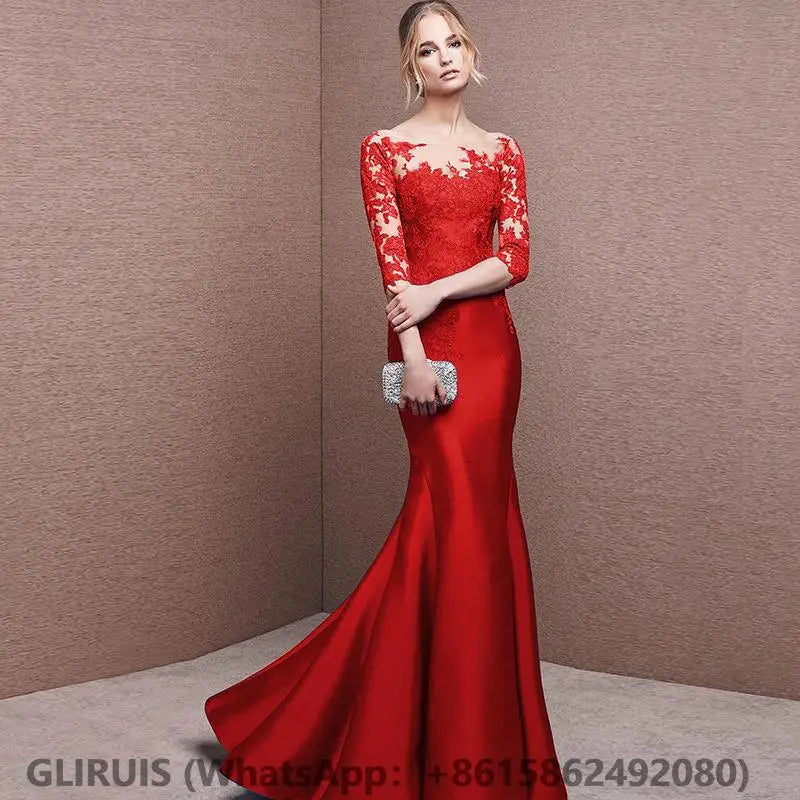 Evening wear Dresses: Royal Blue Celebrity Dresses See Through Back Women