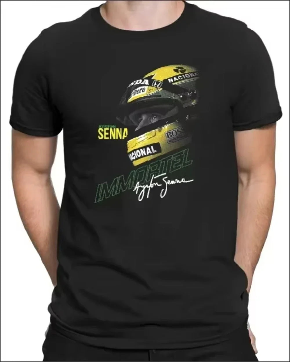 2025 Ayrton Senna Formula 1 Graphic T Shirts Gym Women T-shirts Man T-shirts for Mens Clothing Y2k Liam Payne Unisex Tops Tees