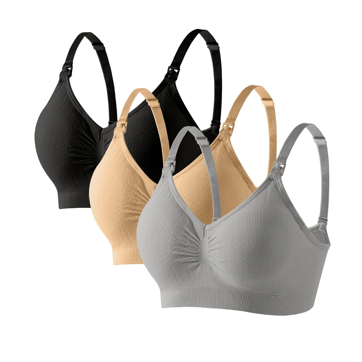 Breathable Front Open Nursing Bra Maternity Underwear Bra Full Cup