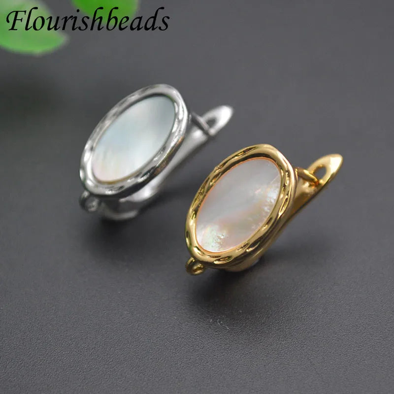 18k Gold Color Anti Fading Smooth Earring Hooks Shvenzy for Women DIY Wedding Christmas Earrings Jewelry Accessories 30pcs/lot