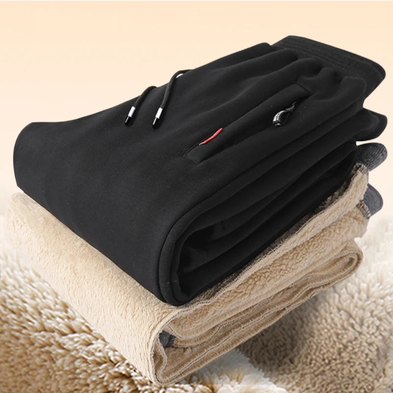 Men's Winter Lamb Wool Thickened Warm Sportswear Men's Casual