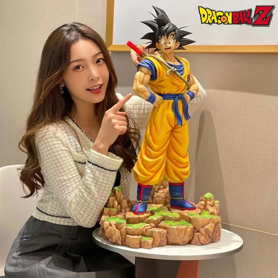 Dragon Ball Dream Super Saiyan Son Goku Somersault Cloud Standing Collection Action Figure Statue Anime Model Ornaments Toy Gift