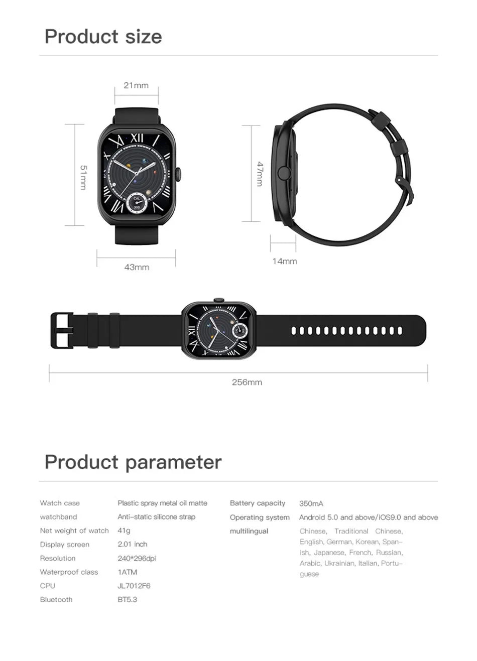 2025 New  Smart Watch Women Heart Rate Health Monitoring Voice Assistant BT Calling IP68 Waterproof Sports Smartwatch Men