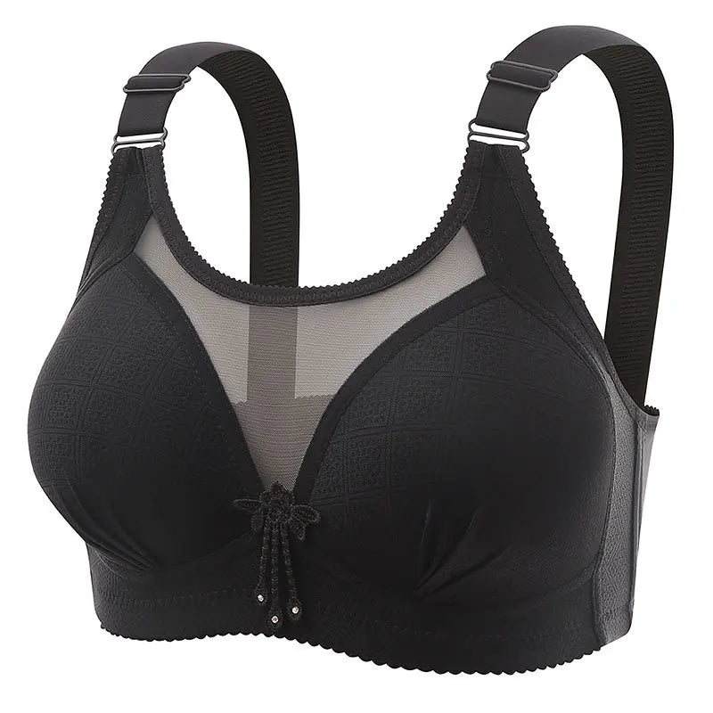 Large Size No Steel Ring To Wipe The Breast Brassiere Thin Models Of Beauty Back Bras