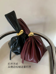 Underarm Pleated cloud bag for Women Fashion Designer Female Retro Shoulder Bag