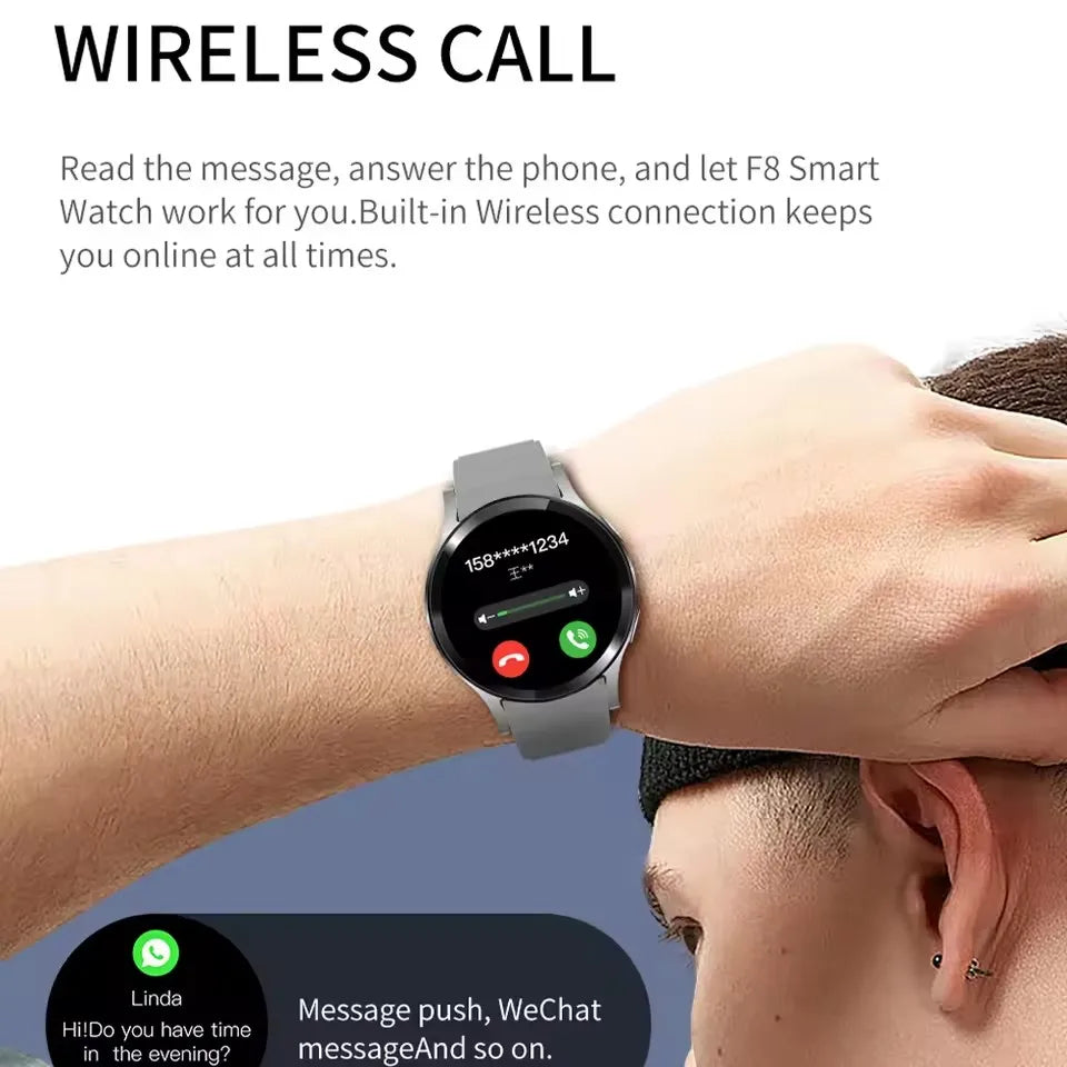 New SmartWatch 2025 Men Women Watches Bluetooth Call Heart Rate Sleep Life Waterproof Smart Watch Fitness Tracker Sporte Watch