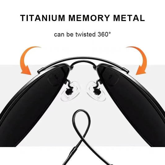 Sunglasses Men Women Fashion Photochromic Sun Glasses Chameleon