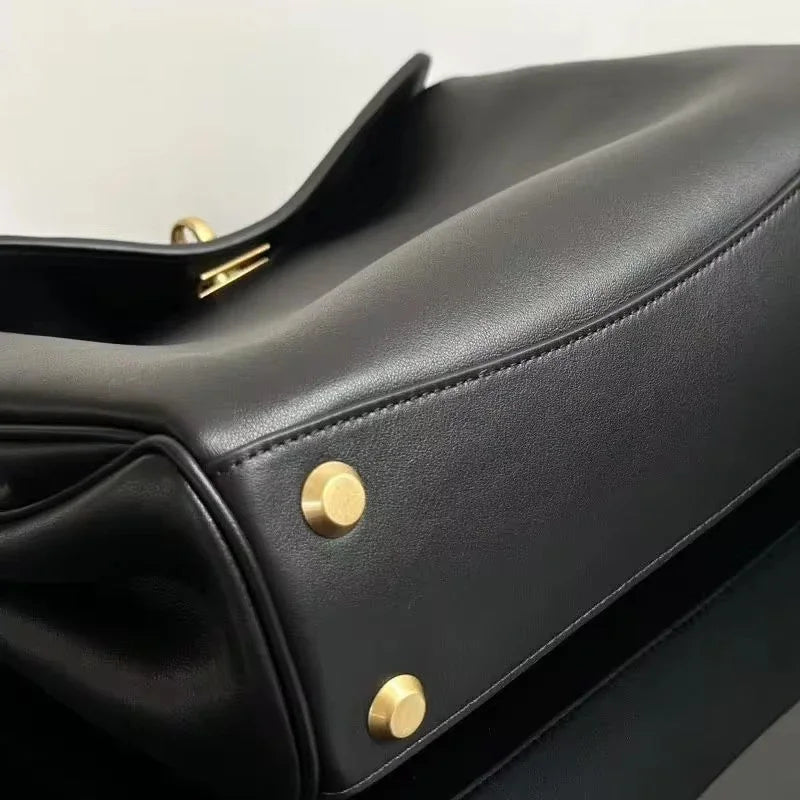 Women's Bag Double lock Premium Leather Rodeo Bag Shoulder Slant Cross