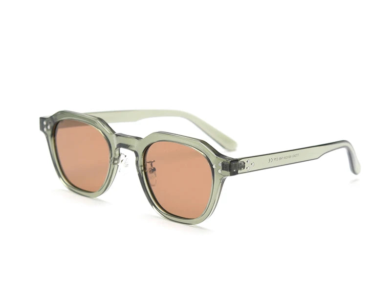 Sunglasses polarized male polygon orange green blue female sun glasses