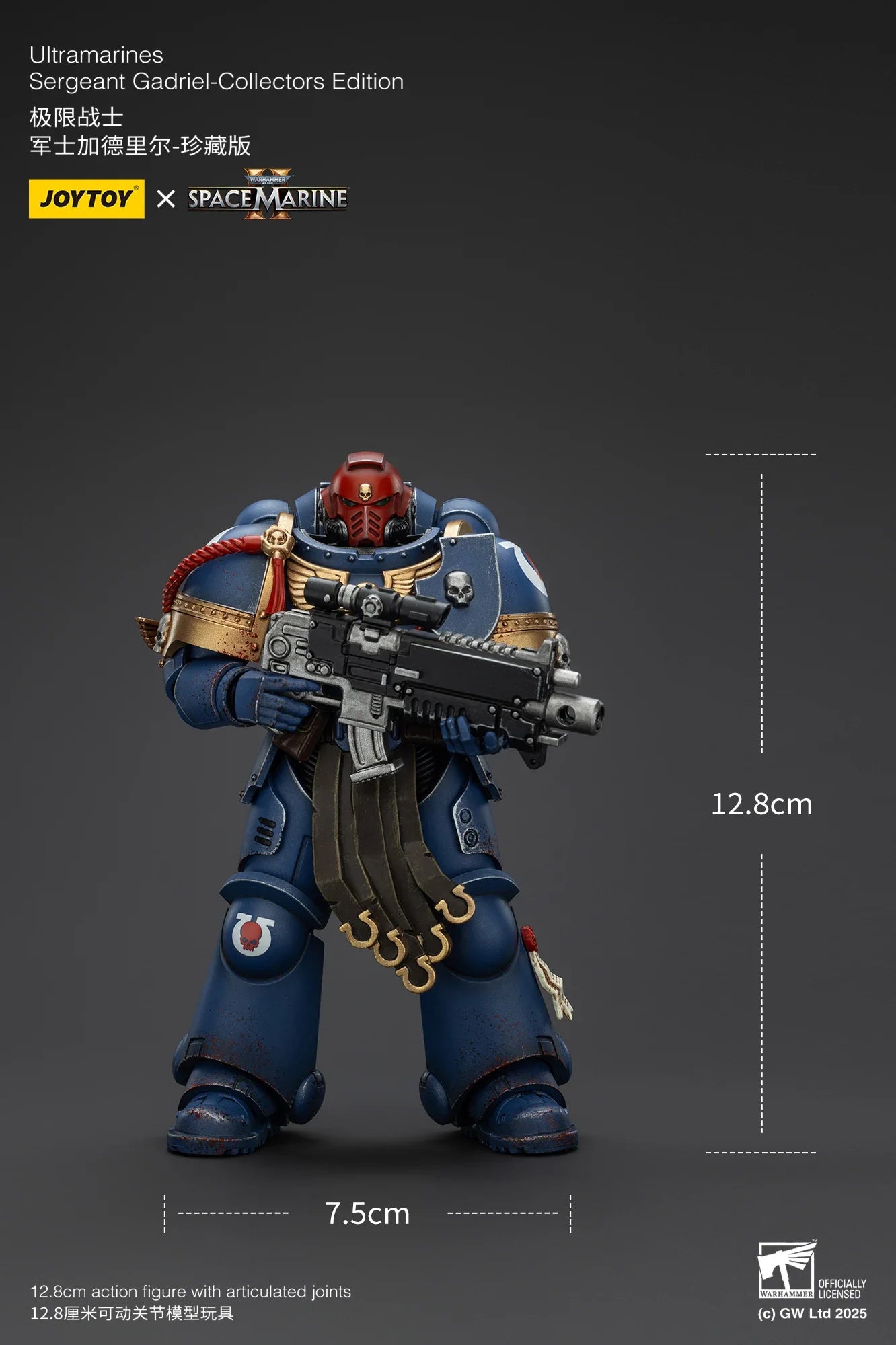 [IN-STOCK]JOYTOY Warhammer 40K 1/18 Action Figures Ultramarines Titus Victrix Guard Guilliman Anime Model Toys Gift