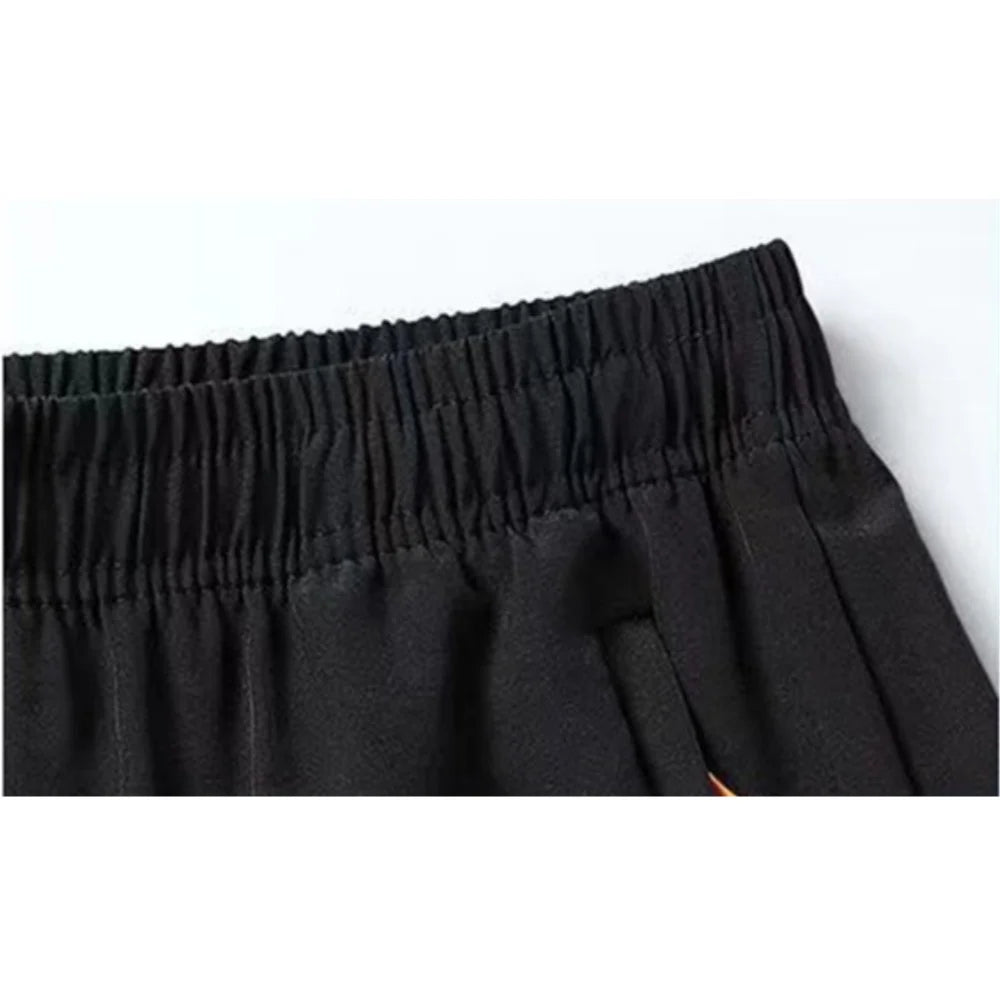 Summer Men'S Ultra-Thin Ice Silk Beach Casual Shorts Jogging Sport Quick Dry Male Zipper Loose Gym Sports Short Pants Sweatpant