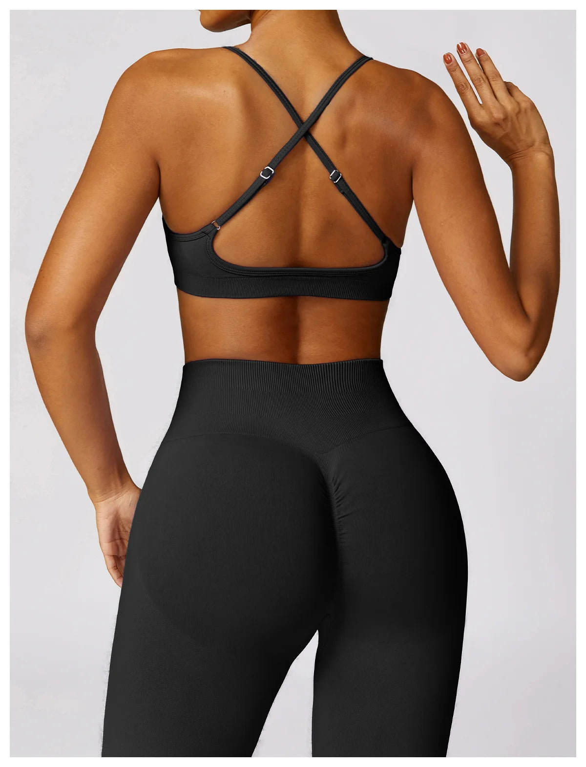 Seamless Flared Leggings Scrunch Sports Leggings Women Gym Yoga Flared Pants