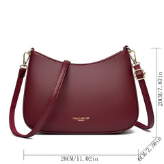 Underarm Shoulder Bags for Women Solid Color Texture