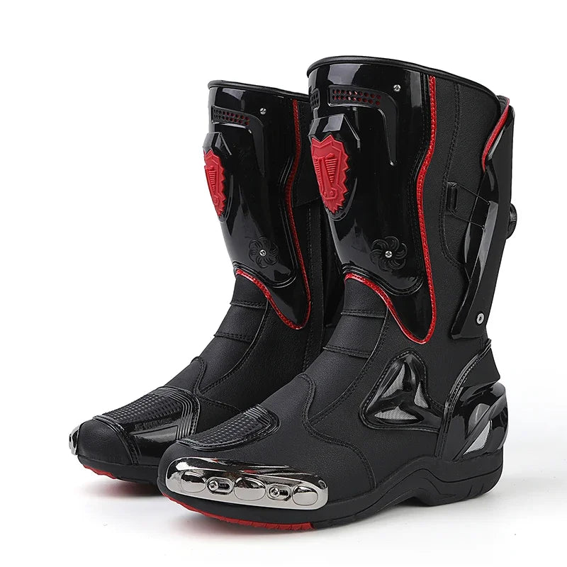Motorcycle Platform Boots Motorcycle Cross-country Professional Racing Boots Breathable Wear Safety To Protect Motorcyclists