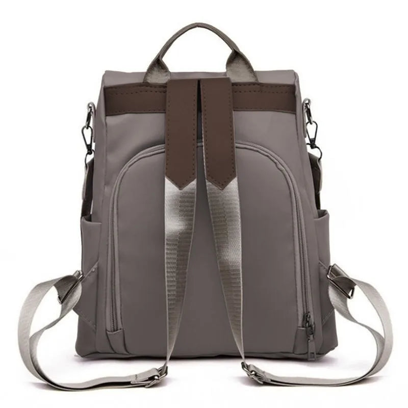 Casual Oxford Backpack Women Black Waterproof Nylon School Bags For Teenage Girls High Quality Fashion Travel Tote Packbag