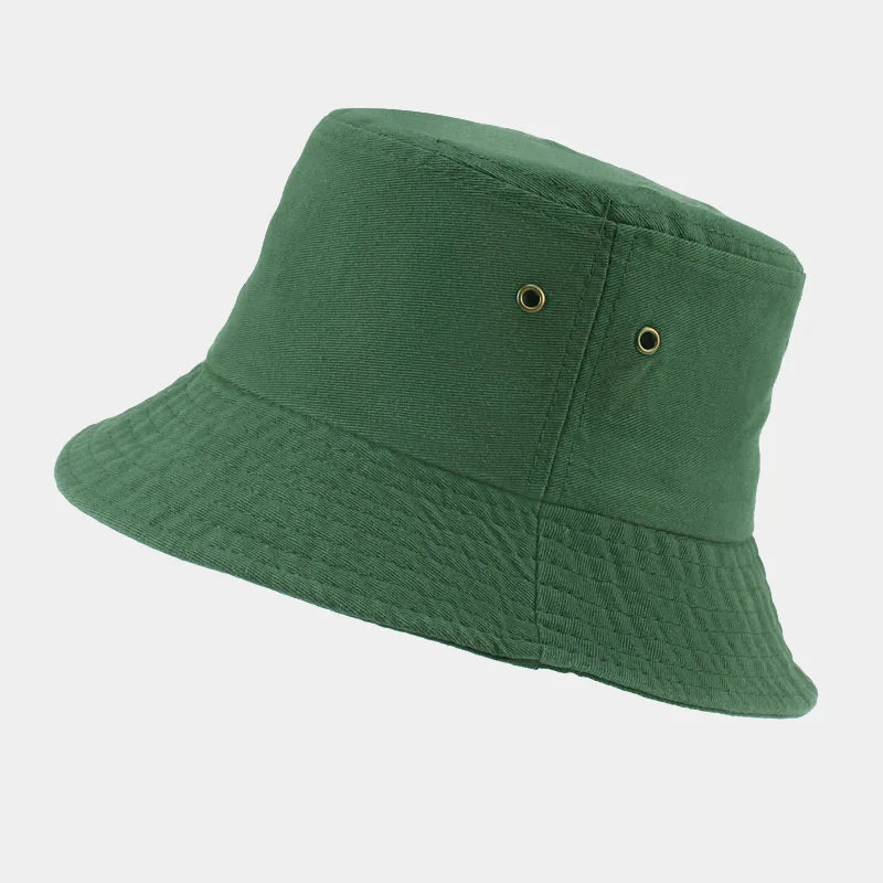 Fluorescent Green Bucket Hat Four Seasons Candy Color Personalized Street Dance Fashion Style Women's and Men's Fisherman Hat