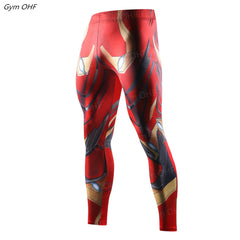 Rashguard Men Compression Tight Leggings Running Sports Male Fitness Jogging Pants