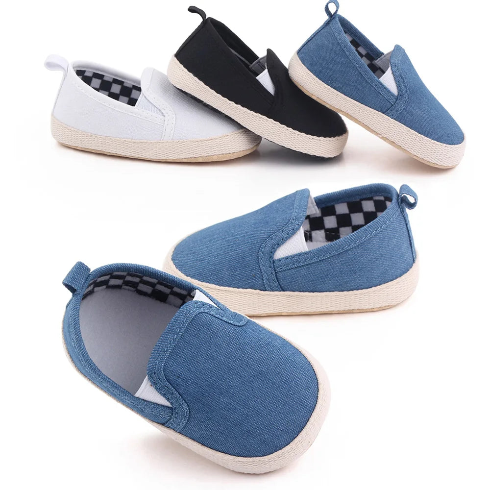 Baby Soft Shoes Toddler First Walking Shoes Slip-on Spring and Autumn Prewalking Shoes