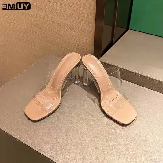 Summer High Heels Women Shoes Fashion Transparent Heels