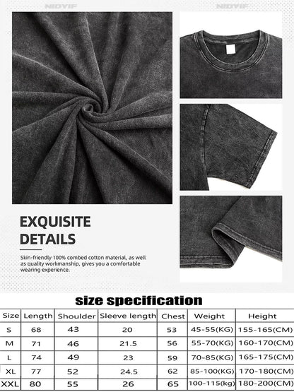 100% Cotton Oversized T Shirt For Men Women HipHop Washed T Shirts cactus jack Short Sleeve Gift Tops look mom i can fly K39