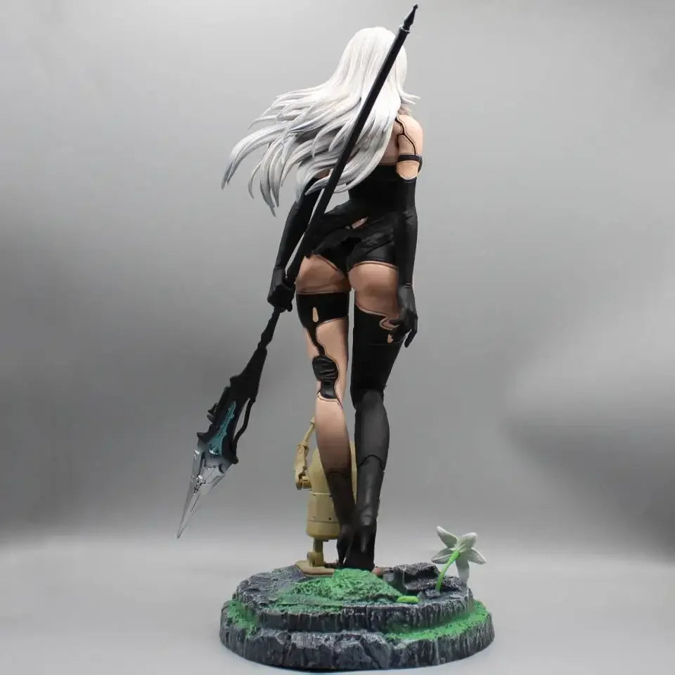 50cm Play Arts Kai NieR:Automata 2 Type B 2B Action Figure Sexy Deluxe Edition Ornaments Collection Desktop Display Gift Toys