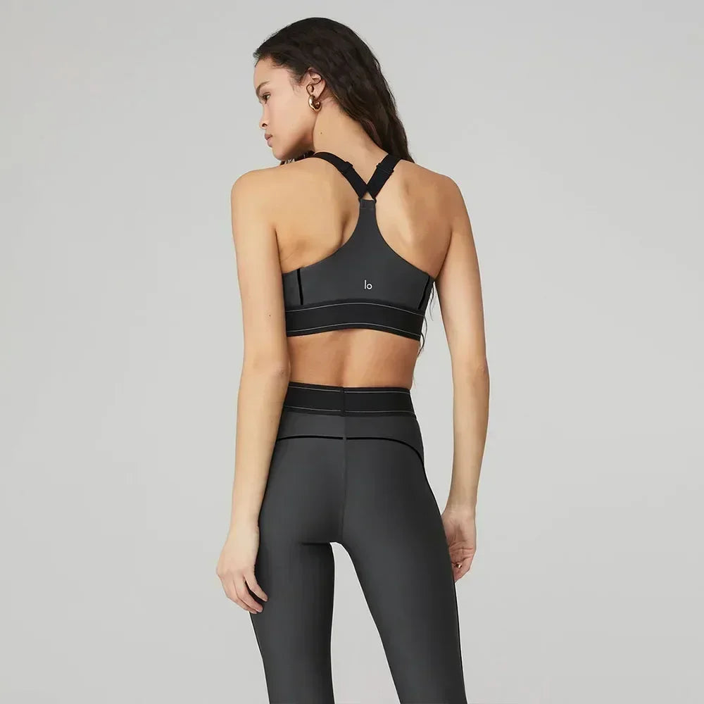 High-Waist Suit Up Legging Yoga Sets Workout Women Gym Suits