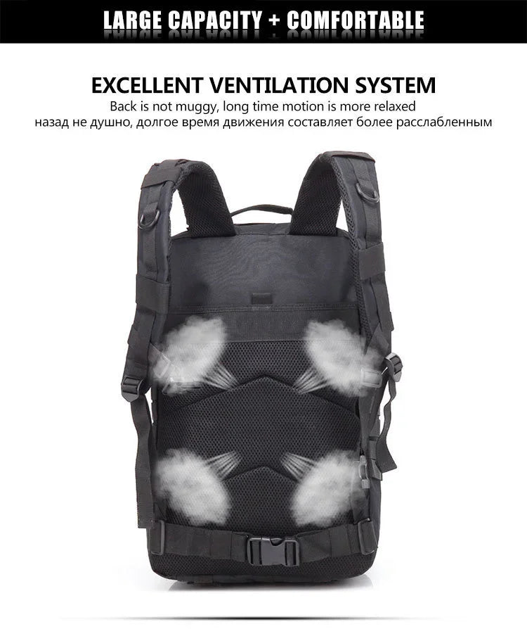 30/50L Tactical Backpacks Man Traveling Bags Survival Outdoor 3P Assault Pack EDC Molle Pack hiking Trekking Hunting Bag