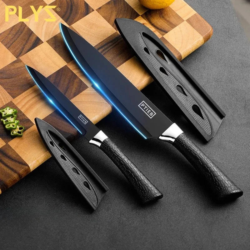 Two-piece Set Knife Forged Kitchen Knife Sharp Household Suitable for Cutting Meat