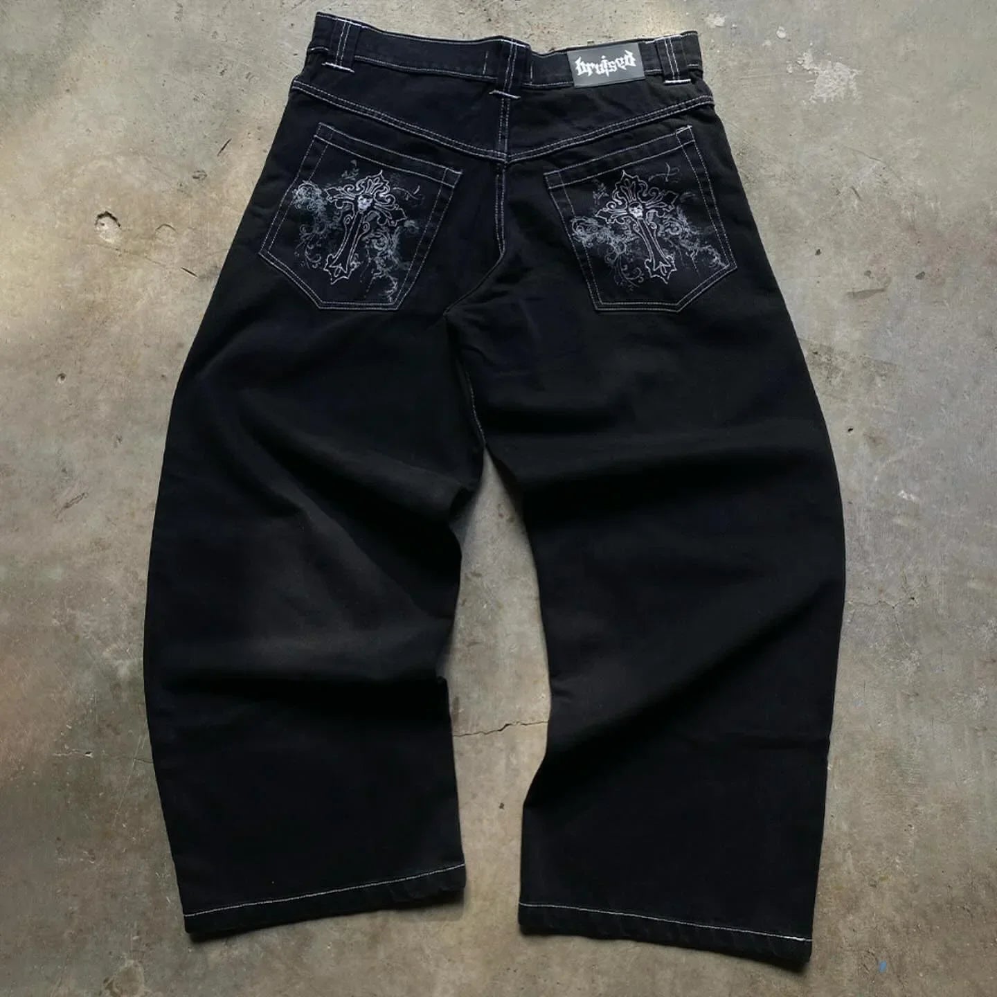 Y2K Jeans: Streetwear Jeans | Hip-Hop Pant |  Jnco Jeans