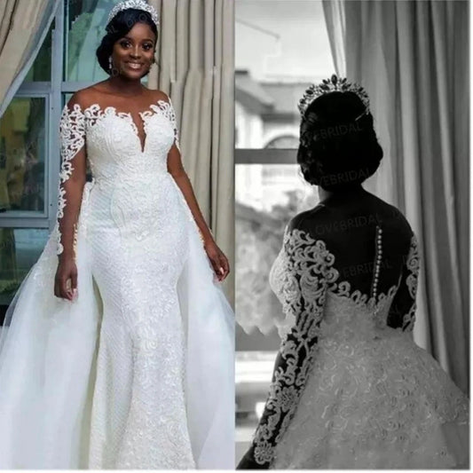 White Bridesmaid Dresses: Wedding Dresses Elegant Bride Gowns Luxury Lace
