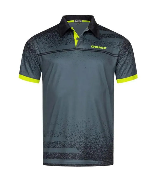 The 2025 summer new men's POLO shirt is a casual fashionable soft comfortable and breathable 3D pattern printed one