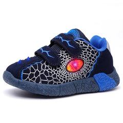 Kids LED Spring Autumn Flashing Footwear 3-6Y Boys Little Children Light Up