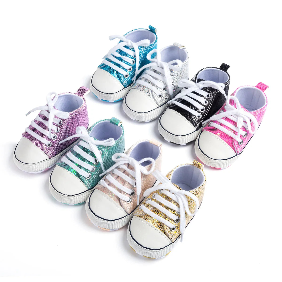 Classic Flash Canvas Baby Shoes Infant Boys Girls Sports Shoes Soft Sole