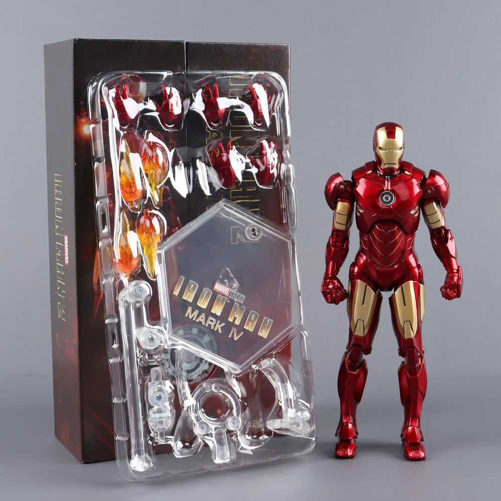ZD Toys Iron Man Action Figure Iron Patriot MK1-7 MK17 MK33 MK85 MK30 War Machine Legends Avengers Tony Stark Collect Toy Gift