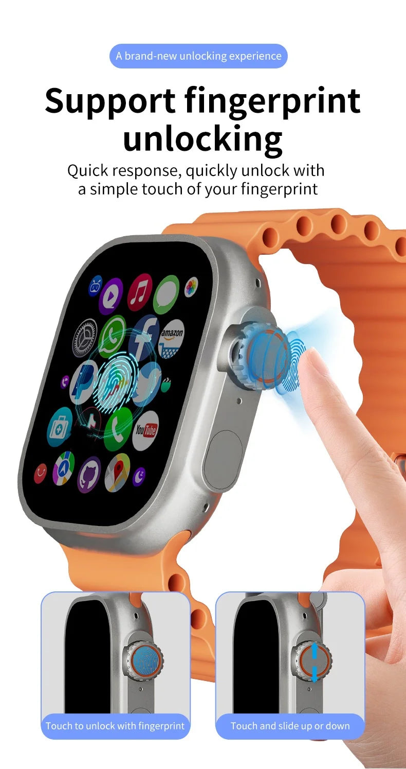 DW100 Pro Updated DW100 Pro + 5G LTE 2.29-inch Amoled Touch ID Smartwatch With 180° Rotary Camera NFC GPS Position WIFI Connect