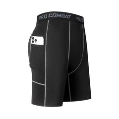 Men's Compression Shorts Men Gym Workout Quick Dry Running Sport Fitness Shorts