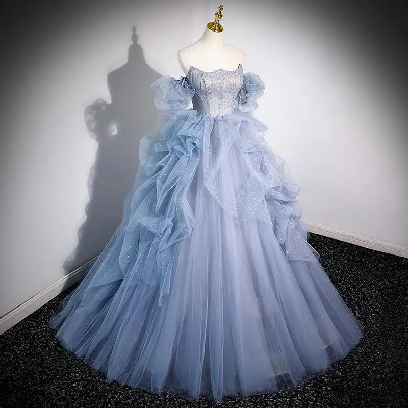 Homecoming Dresses: One Shoulder Slim Waist Strapless Wedding Party Dresses