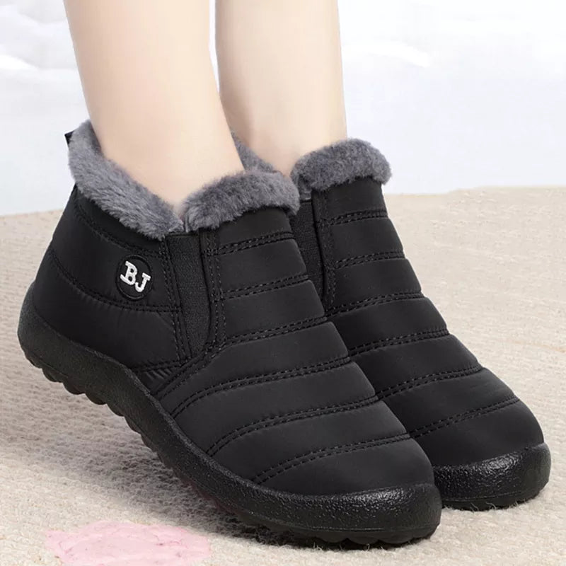 Women Boots Slip On Winter Shoes For Women Waterproof Ankle Boots