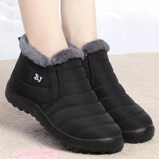 Women Boots Slip On Winter Shoes For Women Waterproof Ankle Boots