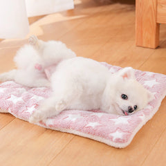 Dogs Bed Flannel Thickened Blanket Cushion Washable Dog Puppy Bed Accessories